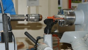 Drilling for a darker insert